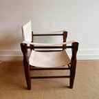 Mid Century Safari Stoel Fauteuil Vintage thumbnail 5