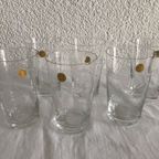 Set Van 6 Antieke Water/limonade Glazen thumbnail 3