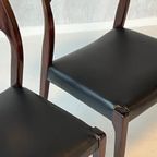 Niels Otto Moller 71 Eetkamerstoelen 3x Vintage Prijs P/stuk thumbnail 5