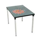 Kleine Keramische Tegeltafel Chroom Adri Belarti Oranje Bloem 47Cm thumbnail 8