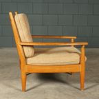 Vintage Fauteuil – Eikenhout – Scandinavië – Jaren 60 thumbnail 5