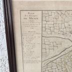 Antieke Kaart Beleg Van Menen 1744 thumbnail 4