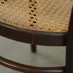 Zeer Elegante, Karaktervolle En Sierlijke Set Van 4 Art Nouveau Thonet Design Bistro Stoelen thumbnail 18