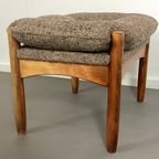 Vintage Deense Poef Hocker Jaren 60 Hocker thumbnail 5