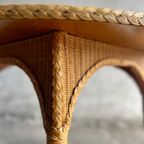 Lloyd Loom Rattan Round Table By Vincent Sheppard thumbnail 8