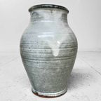 Mingei 民芸 Ceramic Wood Fired Tsubo Vase,  Taishō Periode, Japan thumbnail 3
