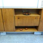 Mooie Vintage Highboard Midcentury Retro Buffet Wandkast thumbnail 3