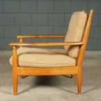 Vintage Fauteuil – Eikenhout – Scandinavië – Jaren 60 thumbnail 4