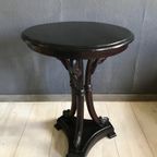 Hollywood Regency Bijzettafel Met Zwaanvormige Poten thumbnail 7