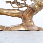 Willy Daro Bonsai Salontafel Messing, 1970S thumbnail 5