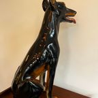 Ceramic Dobermann Statue thumbnail 6