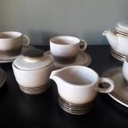 Mid Century Vintage Gerzit West Germany Koffie Of Thee Servies. 15 Delig. thumbnail 12