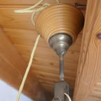 Vintage Rotan Bamboe / Koper Hanglamp Gabriella Crespi thumbnail 9