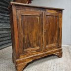 Antieke Kast Dressoir Boeren Wandkast 112X114Cm thumbnail 2