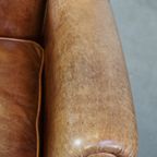 Sierlijke, Stijlvolle, Tijdloze En Comfortabele Oorfauteuil Gemaakt Van Rundleer In Engelse Stijl thumbnail 9