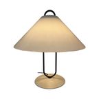 Pop Art / Space Age Design - Mushroom Lamp With White Plexi Shade And Metal Base thumbnail 2