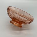 Art Deco Roze Persglas Schaaltje thumbnail 6