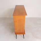 Secretaire Met Schuifdeuren Op Ranke Poten, Jaren 50 thumbnail 13