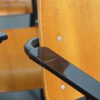 Set Van 12 Vintage Jaren ’60 Dutch Design Marko School/kantine/eetkamerstoelen Met Armleuningen thumbnail 15