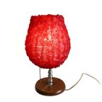 Vintage Spaghetti Tafel Lamp, Rood Jaren '60/'70 thumbnail 5