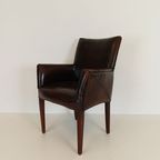 Prachtige Eetkamerstoelen Van Schapenleer (Set Van 4 Stoelen) thumbnail 11