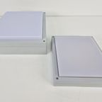7 Ilmas Mini Flat Drift Buitenlamp Zilver Wit Ip65 Slagvast thumbnail 21