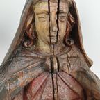 Houten Beeld Van De Maagd Maria Met Jezus thumbnail 16