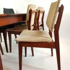 Vintage Eettafel Uitschuifbaar 7 Stoelen thumbnail 3