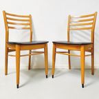 Set Vintage Deens Design Eetkamerstoelen Skai Zwart thumbnail 5