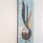 Midcentury Mosaic Wall Hanging Rooster thumbnail 2