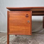 Arne Vodder, G.V. Møbler Vintage Jaren 60 Deens Bureau Teak thumbnail 5