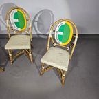3 X Gasparucci Italo Ecc Antwerpen Tennis Chairs 1980s thumbnail 5