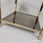 Belgo Chrom - De Wulf - Bijzettafel - Hollywood Regency Stijl - Jaren 70 thumbnail 3