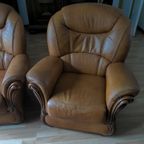 Klassiek Leren Bankstel (3-zits + Fauteuil) thumbnail 6