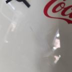 Vintage Wandklok Coca Cola Wit Rood thumbnail 2