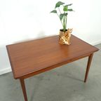 Fineer Uitschuifbare Eettafel, Vintage Tafel thumbnail 5