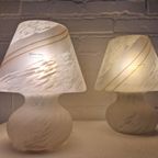 Set Mushroom Lampen Murano, 1970S thumbnail 2