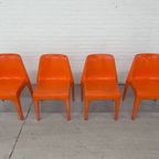 4 Space Age Albert Brokopp Voor Wesifa Designer Chairs thumbnail 13