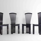 Vintage 'Waaier' Stoelen Van Pietro Costantini, Italie 1980 thumbnail 6