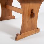 Axel Einar Hjorth ‘sport’ Solid Pine Table By Nordiska Kompaniet thumbnail 7