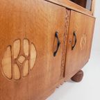 Antiek Art Nouveau Dressoir | Vintage 1920S | Jugendstil | Volledig Gerestaureerd thumbnail 14