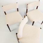 3 Vintage Bovenkamp? Stoelen Teddy Palissander Eetkamerstoel thumbnail 3