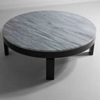 Vintage Rond Mid-Century Marmer Salontafel thumbnail 12