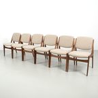 Set Van 6 Arne Vodder Stoelen 68093/56507 thumbnail 2