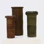 Studio Pottery Cylindrical Vase By Jan De Graaf 1970S thumbnail 9