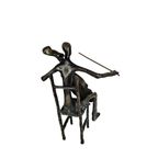 De Cellist - Verbronsd - 21E Eeuw thumbnail 8