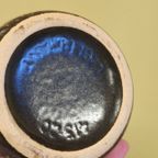 Vintage West Germany Vaas Vaasje Oorvaasje Rood Bruin thumbnail 7