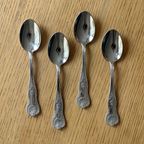 Vintage Silver Cutlery Sets With Shell Handles thumbnail 9
