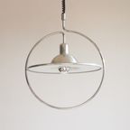 Silver Saturn Ceiling Lamp, Space Age 1970S thumbnail 14