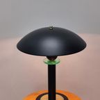 Vintage Tafellamp Space Age Stijl Zwarte Lamp Metaal thumbnail 10